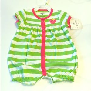 Carter baby’s girl one piece  3 months